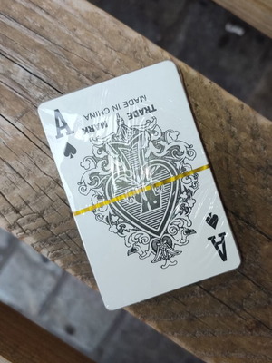Playing cards new, unused