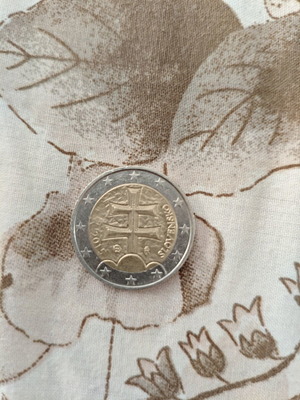 Slovakia 2 Euro Coin 2015 used, collectible