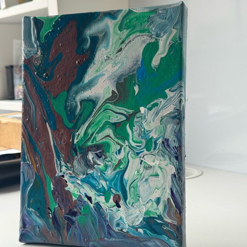 Fluid art handmade
