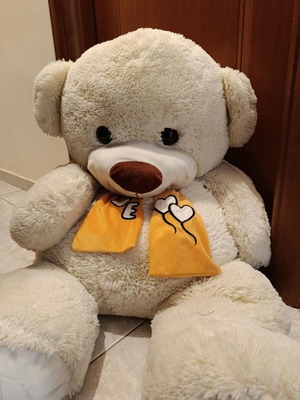Giant teddy bear like new, 110cm plush toy