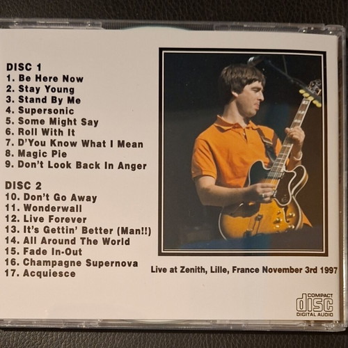 Oasis 5 x double CDs rare live fan recordings 1997-1998 like new