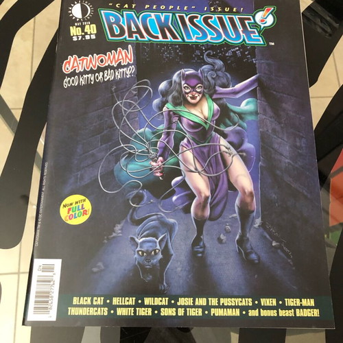 Back Issue Magazine 40 new, Catwoman, Black Cat, Thundercats, Marvel DC Comics