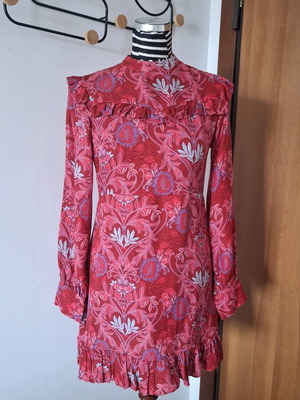 Zara dress multicolored silk like new