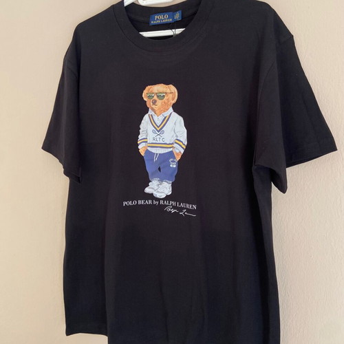 Polo Ralph Lauren Bear T-shirt new, black, size L