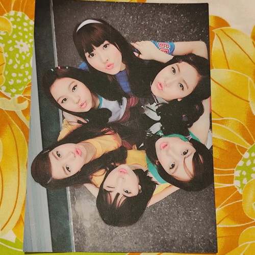 Official Gfriend postcard from first album new