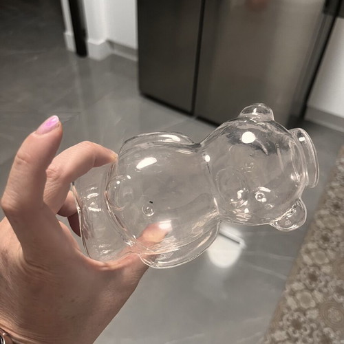 Glass bear for children like new