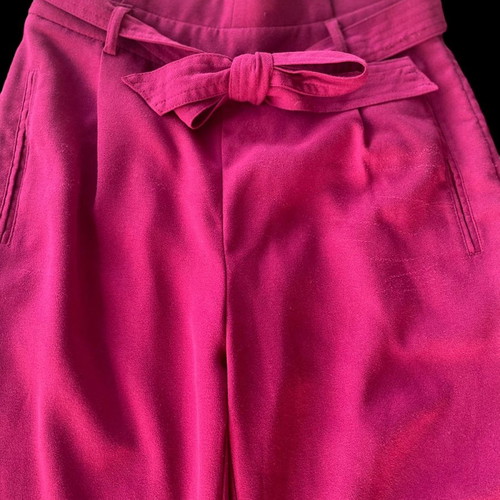 Paperbag burgundy pants used, Stradivarius, small