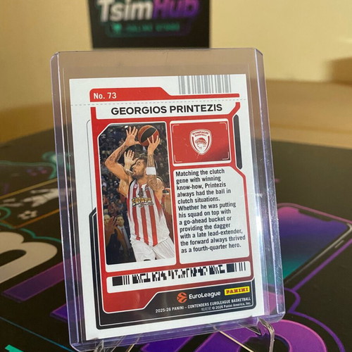Georgios Printezis Basketball Card like new