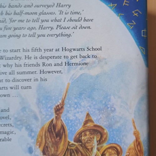Harry Potter and the Order of the Phoenix hardcover book used, English