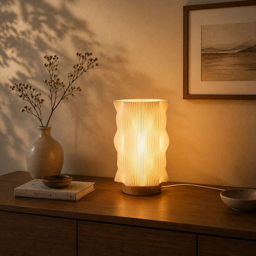 Luma Flow Lamp modern wavy ambient table lamp new