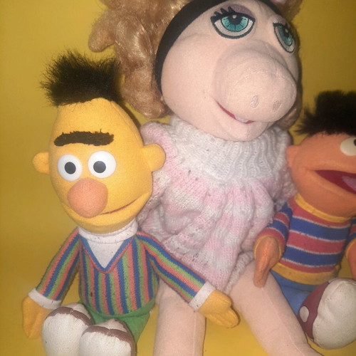 Sesame Street Bert and Ernie dolls used
