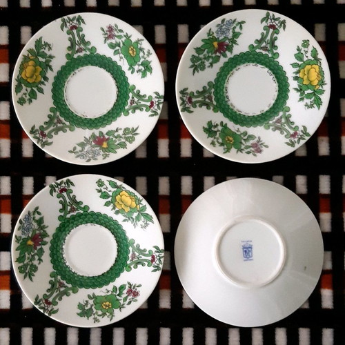 Bavaria coffee saucers used, set of 4 with cups