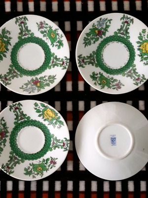Bavaria coffee saucers used, set of 4 with cups