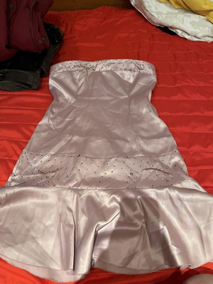 Mini dress like new, pink, size L