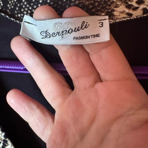 Derpouli black winter collection dress like new, vintage