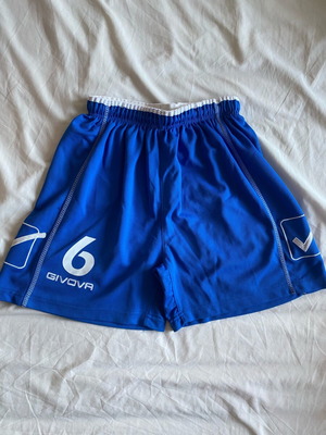 Givova unisex αθλητικό παντελονάκι μπλε μέγεθος Medium φρεσκοπλυμένο