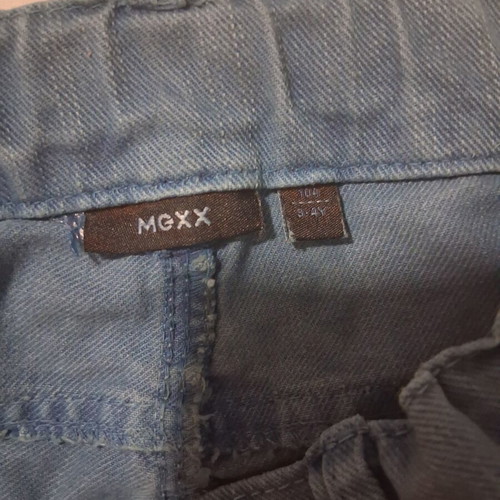 Mexx Fashion girls denim shorts like new, petrol color, 3-4 years