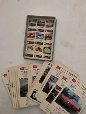 Vintage Auto Quartett used car card game