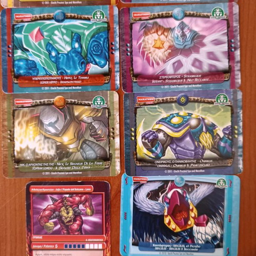 Gormiti titanium collectible cards like new