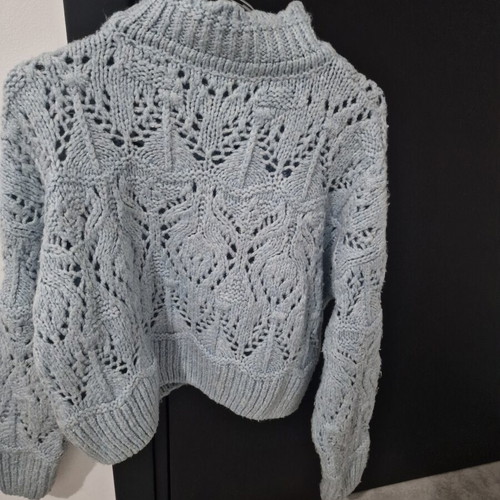 Blue sweater used, warm Reserved size S