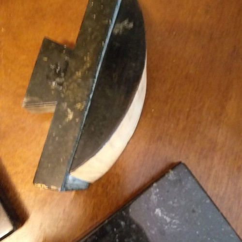 UNIQUE RARE 1950s MARBLE OFFICE SET!