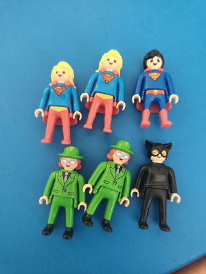 Φιγούρες Kinder Playmobil DC σαν καινούργιο, σετ 6