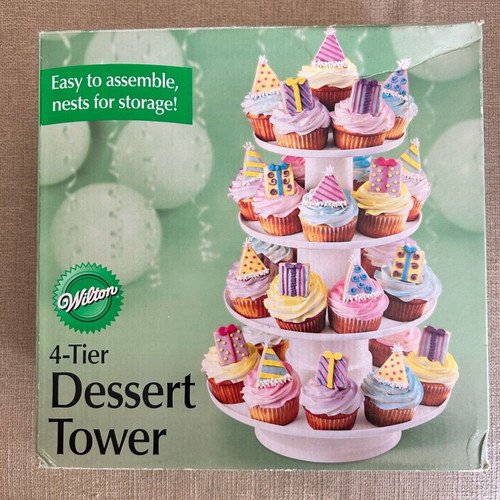 Wilton 4-tier cupcake stand like new