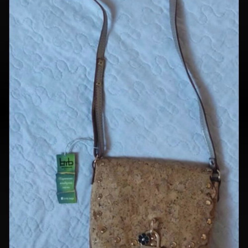 Bmb bags crossbody bag new cork beige