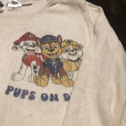 Set of 3 children's pajamas size 5-6 used, Zara and H&M