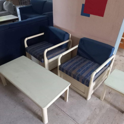 Armchair set with storage used