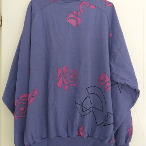 Vintage Reebok sweatshirt size M oversized as new, pink-purple