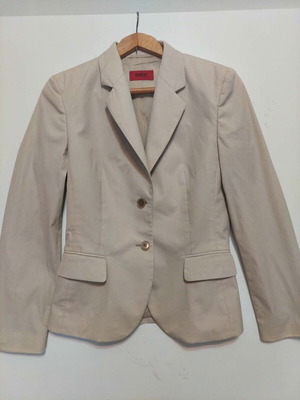 Boss vintage women's beige blazer jacket size Small like new