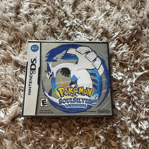 Nintendo DS Pokémon SoulSilver game, complete with manuals and custom case