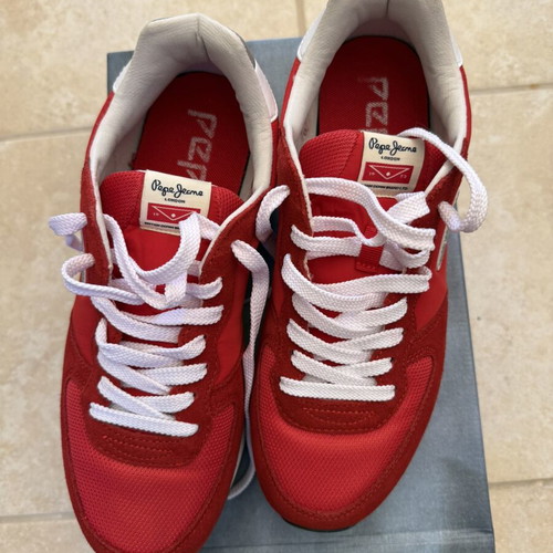 Pepe Jeans sneakers, red, size 42