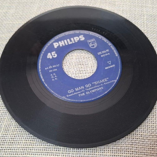 The Olympians Το Σχολείον / Go Man Go "Shake" 7' μεταχειρισμένο, rock
