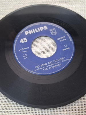 The Olympians Το Σχολείον / Go Man Go "Shake" 7' μεταχειρισμένο, rock