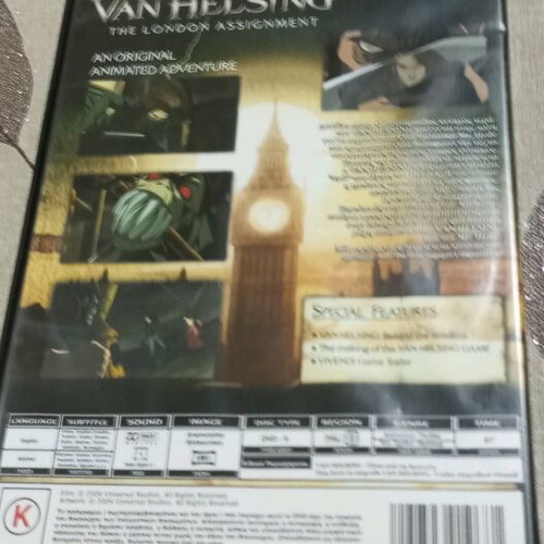 Van Helsing The London Assignment DVD used with Greek subtitles