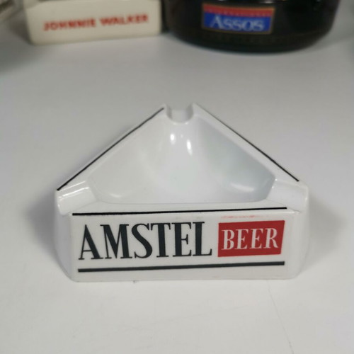 Amstel beer plastic promotional ashtray used