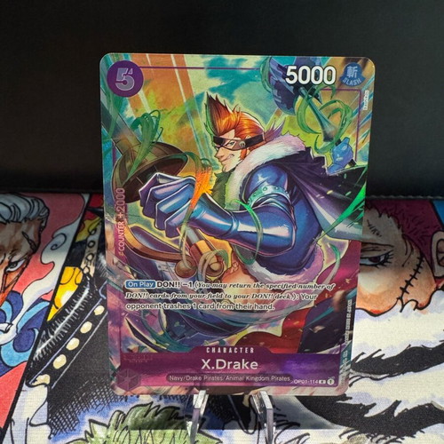 x drake one piece card game OP05-055] X.Drake R/P〈Parallel〉 – Buy Online at Omotenashi TCG main image 1