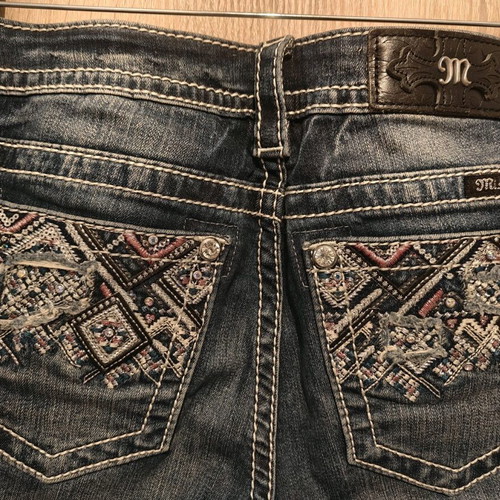 Miss Me women's jeans used, ankle length, blue, size S