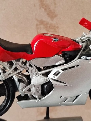 MV Agusta F4S Model Diecast Motorcycle 1:12 - Κόκκινη