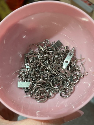Various earring fasteners like new for earrings and components
