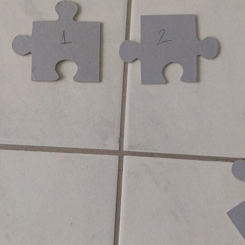 Diset puzzles 2x20 pieces like new