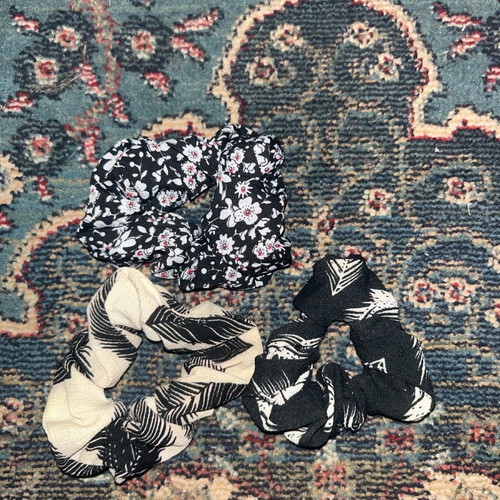 Scrunchies set of 3 new