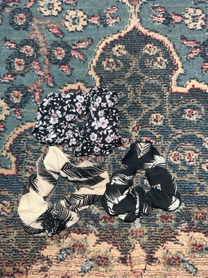Scrunchies set of 3 new