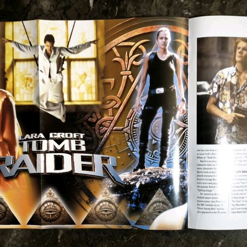 Lara Croft Tomb Raider The Movie Collectors' Edition magazine like new, English