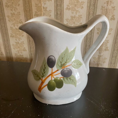 Pitcher used with designs