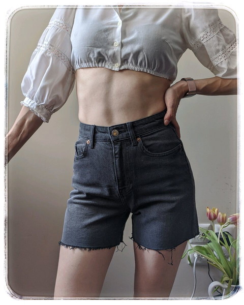 Cute Shorts highwaist  ψηλομεσο σορτς σορτσακι