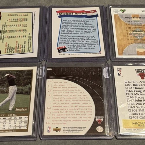 Michael Jordan 12 rare cards used