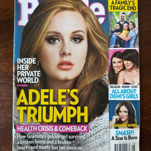 People magazine Adele 2012 like new
